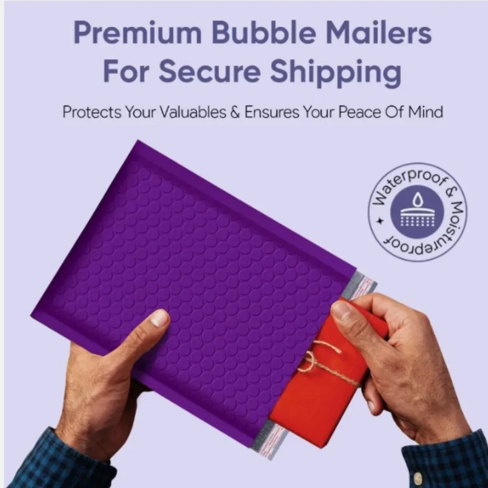 Poly Bubble Mailers Padded Envelopes 50 Mailing‎ Bags 6x10